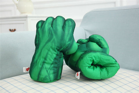 1set The Incredible Hulk Gloves 11" Superhero Plush Figure Toys