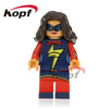 Super Heroes Ms. Marvel Nightwing Blazing Skull Bricks Model Building Blocks