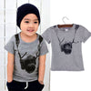 Summer Cotton baby t-shirts Boy Kids Camera Short Sleeve Cartoon Tops