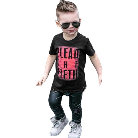 Boys Tops Summer Fashion Children Clothing 2-6Y