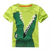 Boys Tops Summer Novelty T shirts Boys Tee Shirt Cotton Animal Pattern Print