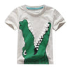 Boys Tops Summer Novelty T shirts Boys Tee Shirt Cotton Animal Pattern Print