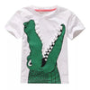 Boys Tops Summer Novelty T shirts Boys Tee Shirt Cotton Animal Pattern Print