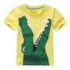 Boys Tops Summer Novelty T shirts Boys Tee Shirt Cotton Animal Pattern Print