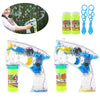 2 Pack of LED Light Up Bubble Gun Bubble Machine Blower Flashing Light and Sound Shooter Blasters Party Favors