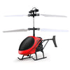 Flying Mini RC Infraed Induction Helicopter Aircraft Flashing Light Toys For Kid