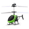 Flying Mini RC Infraed Induction Helicopter Aircraft Flashing Light Toys For Kid