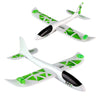 Foam Throwing Glider Inertia Led Night Aircraft Toy Hand Launch Airplane Model