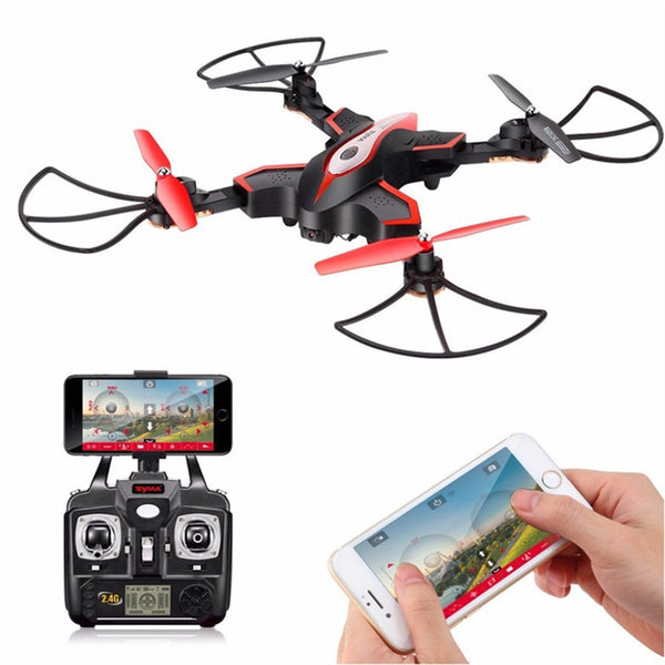 X56W RC Quadcopter Foldable RC Drone with HD WIFI 0.3M Camera FPV 4CH Headless Mode