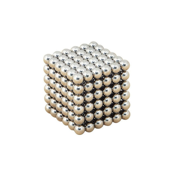 216pcs Electroplating Bucky Balls Magic Magnetic Stress Relief Balls (Silver)