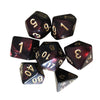 7pcs/Set TRPG Game Dungeons & Dragons Polyhedral D4-D20 Multi Sided Acrylic Dice