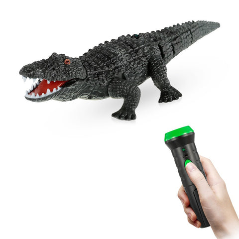 Infrared Remote Control Simulation Mini Crocodile Terrifying Ghost Toy RC Animal Christmas Present Gift for Kids