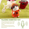 Interactive Funny Talking Music DJ Hamster Plush Toy Sound Record Hamster Animal Educational Toy