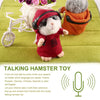 Interactive Funny Talking Music DJ Hamster Plush Toy Sound Record Hamster Animal Educational Toy