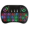 2.4GHz Colorful Backlit Wireless QWERTY Keyboard Touchpad Mouse