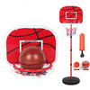 Basketball Backboard Stand Hoop Net Ball Pump Set Children Indoor Outdoor