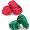 13'' 33cm Hulk Smash Hands + Spider-Man Plush Gloves Spiderman Performing Props Toys